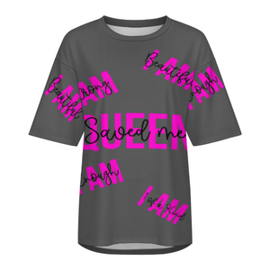 Queen Saved Me Shirt with Affirmations