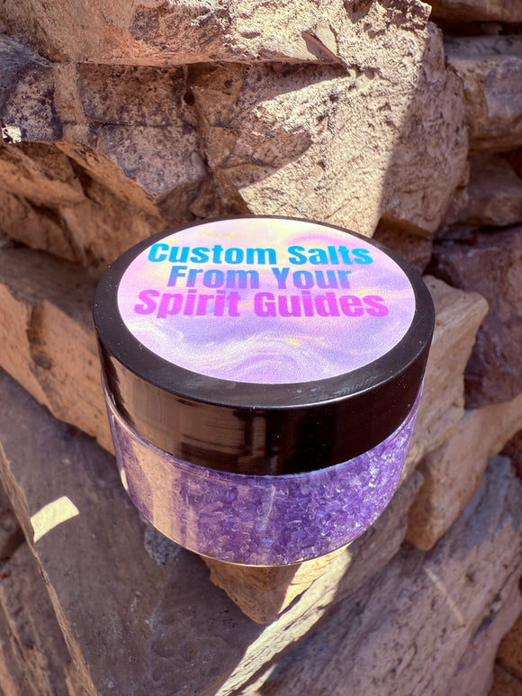 Custom From Your Spirit Guides Collection infused with Angelite Crystals, Therapeutic Essential Oils, Moon Water & Reiki Blessed By Queen