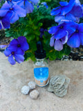 Desert Rose & Calm Oil infused with Clear Quartz, Therapeutic Essential Oils & Reiki blessed by Queen