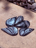 Black Agate From Brazil Moonlight Reiki Blessed by Queen
