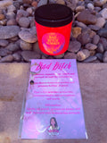 Bad Bitch Crystal Keychain & Bad Bitch Summer Scrub Bundle Moonlight Reiki Blessed by Queen