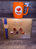 Pixar Inside Out Anxiety "Remember To Breathe" Mug & Lindt Swiss Luxury Selection Candy Box