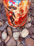 Day of the Dead #1 Crystal Candle Moonlight Reiki Blessed by Queen