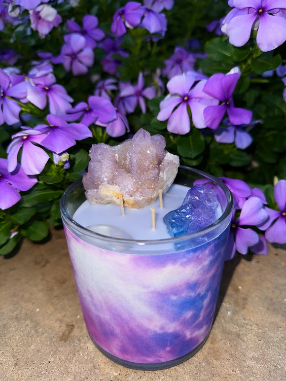 I Call Upon My Ancestors Candle infused with Ocean Breeze Therapeutic Essential Oils & Reiki blessed by Queen - Only 1 Available