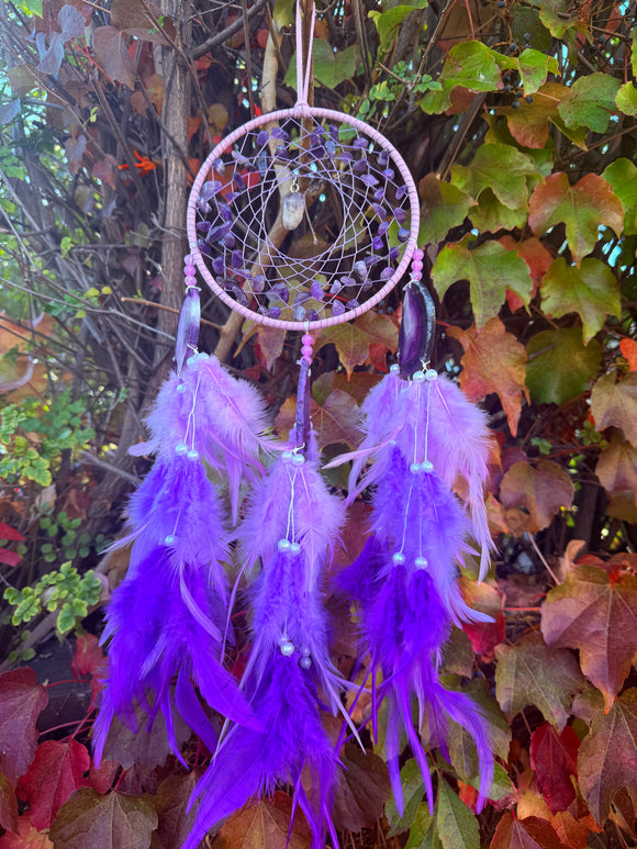 Amethyst Dream Catcher Reiki Blessed by Queen