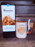 Disney Lion King "My Dad Is My Hero" Mug & Brandini Toffee Popcorn Bundle