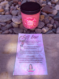 Self Love Crystal Keychain & Scrub Bundle Moonlight Reiki Blessed by Queen