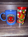 Marvel Spiderman Mug (Double-Sided) & Candy Bundle