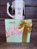Disney QUEENS OF MEAN Mug & LINDOR Chocolate Truffles 50-pc Cherry Blossom Gift Box