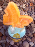 Each Time I See a Butterfly I Know That It's You Crystal Candle Moonlight Reiki Blessed by Queen