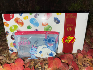 Jelly Belly 40 Flavors Box & Disney Stitch Pouch - Only 1 Available