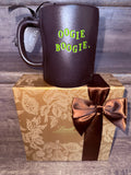 Nightmare Before Christmas OOGIE BOOGIE Black Mug & LINDOR Chocolate Truffles 50-pc Gold Gift Box