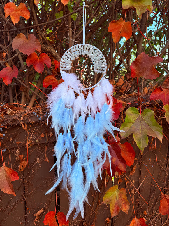 Aquamarine Dreamcatcher Reiki Blessed by Queen