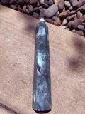 Moss Agate Tower #1 From Brazil Moonlight Reiki Blessed by Queen