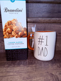 Disney Lion King "My Dad Is My Hero" Mug & Brandini Toffee Popcorn Bundle
