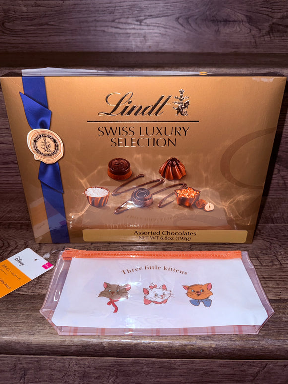 Lindt Swiss Luxury Collection & Disney Three Little Kittens Pouch