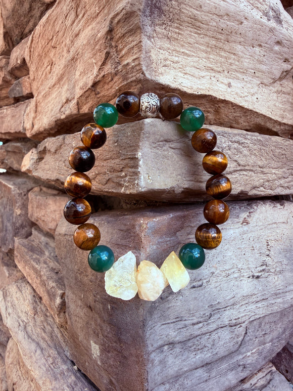 Abundance Magnet Crystal Bracelet Reiki Blessed by Queen