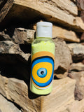 Yellow Evil Eye Powder infused with Therapeutic Essential Oils & Reiki blessed by Queen