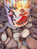 Day of the Dead #3 Crystal Candle Moonlight Reiki Blessed by Queen