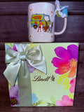 Scooby Doo "Mystery Team" Mug & Lindt Chocolate Candy Box