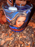 Queen’s Meditation Custom Candle To Be Used On Live Nightly Reiki Blessed by Queen Under the 11:11 Portal