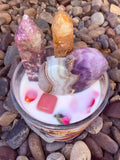 Day of the Dead #3 Crystal Candle Moonlight Reiki Blessed by Queen