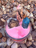 Day of the Dead #2 Crystal Candle Moonlight Reiki Blessed by Queen