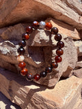 Sardonyx "Strength & Courage" Crystal Bracelet From Brazil Reiki Blessed by Queen