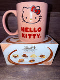 Hello Kitty Mug (Double-Sided) & Lindt Creation Petits Desserts Box Bundle