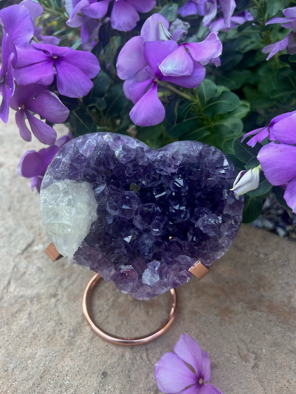 Amethyst & Clear Quartz Cluster 