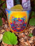 Day of the Dead #7 Crystal Candle Reiki Blessed by Queen
