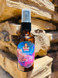 Nightmares Be Gone Oil Mist infused with Amethyst Crystals, Therapeutic Essential Oils To Ensure A Restful Nights Sleep