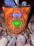Heart & Third Eye Chakara Crystal Candle Reiki Blessed by Queen Under The 1:11 Portal
