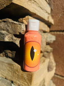 Orange Evil Eye Powder infused with Therapeutic Essential Oils & Reiki blessed by Queen