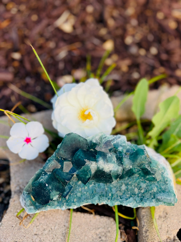 Green Fluorite Crystal From  - Only 1 Available