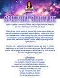 Spiritual Guidance Mist Crystals infused with Amethyst, Therapeutic Essential Oils, Full Moon Water & Reiki blessed by Queen - Pick Your Size