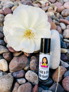 Cold & Flu Be Gone Roll-On infused with Fluorite Crystals