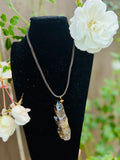 Smoky Quartz Crystal Necklace XL