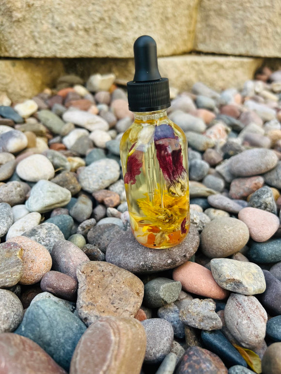 Repair My Love & Sex Life Oil infused with Carnelian & Citrine Crystals, Jasmine, Marigolds, Violets, Therapeutic Essential Oils & Reiki Blessed By Queen