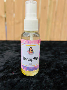 Money Mist - On The Go!  Infused with Citrine crystals, Therapeutic Essential Oils & Moon Water.