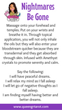 Nightmares Be Gone Oil Mist infused with Amethyst Crystals, Therapeutic Essential Oils To Ensure A Restful Nights Sleep