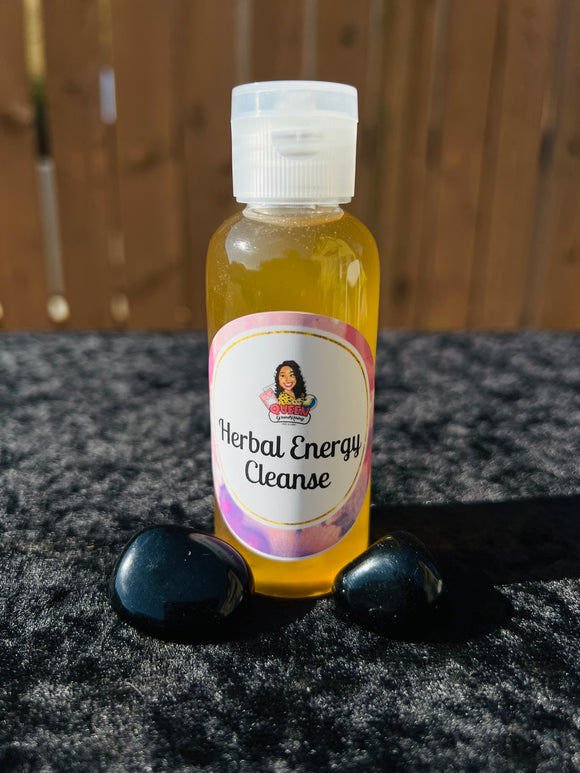 Herbal Energy Cleanse with a Smoky Quartz Crystal