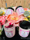 Self-Love Whipped Body Butter, Rose Quartz, Rose Petals & Reiki blessed by Queen