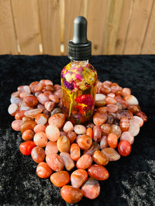 OBSESSED Oil 2.0 infused with Red Jasper + Dianthus + Jasmine + Globe Amaranth + Forget Me Not + Chrysanthemum